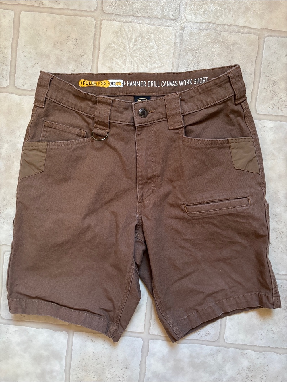Noble Outfitters Men's Full Flexx HD Hammer Drill Canvas Work Short Size 30